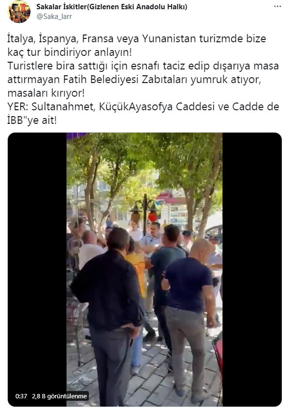 AKP'li Fatih Belediyesi'nin zabıtaları alkol satan esnafa saldırdı - Resim : 1
