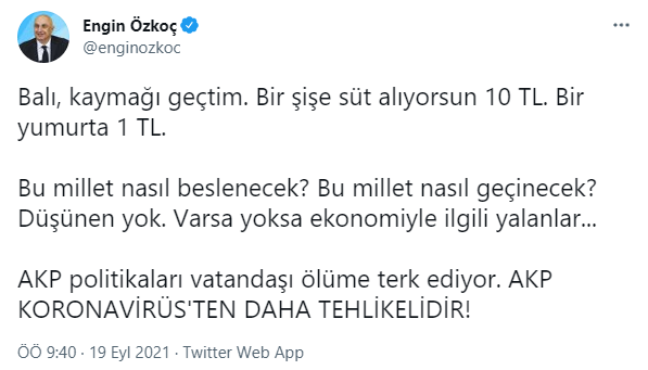 CHP'li Engin Özkoç'tan iktidara tepki: Varsa yoksa ekonomiyle ilgili yalanlar... - Resim : 1