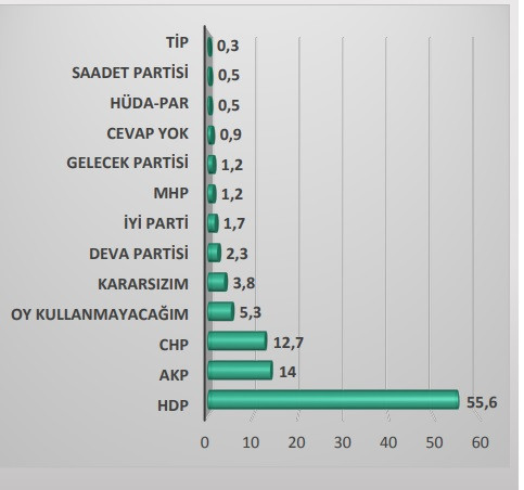 Doğu ve Güneydoğu anketinde sürpriz sonuç: Hem AKP'nin hem Erdoğan'ın oyları eridi! - Resim : 2