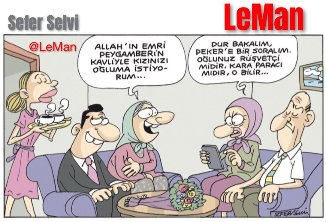 LeMan'dan çok konuşulacak 'Sedat Peker karikatürü - Resim : 1