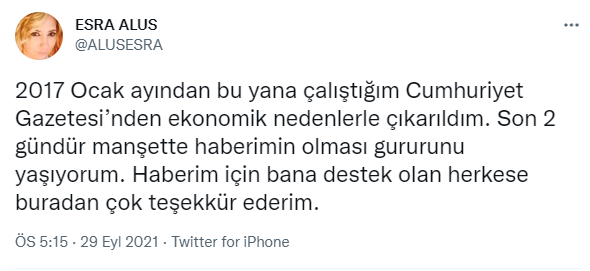 Cumhuriyet'te yedi gazeteci işten çıkarıldı: 'İşletmenin gereklerinden kaynaklanan nedenlerle...' - Resim : 1