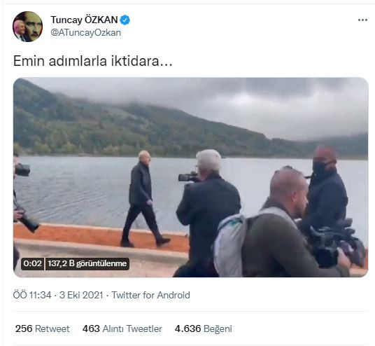Kılıçdaroğlu'nun yürüyüş videosu tartışma yarattı, AKP'li Dağ ile CHP'li Özkan böyle atıştı - Resim : 1