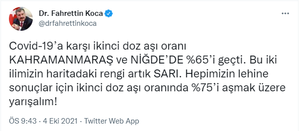 Fahrettin Koca'dan peş peşe paylaşımlar - Resim : 2