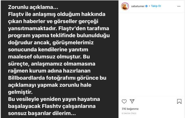 Tanıtım afişinde yer alan ünlü sunucudan Flash TV'ye soğuk duş - Resim : 3