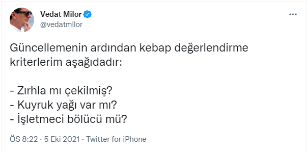 Kebapçı tartışması sürüyor: Vedat Milor ve MHP'li isim böyle atıştı - Resim : 1