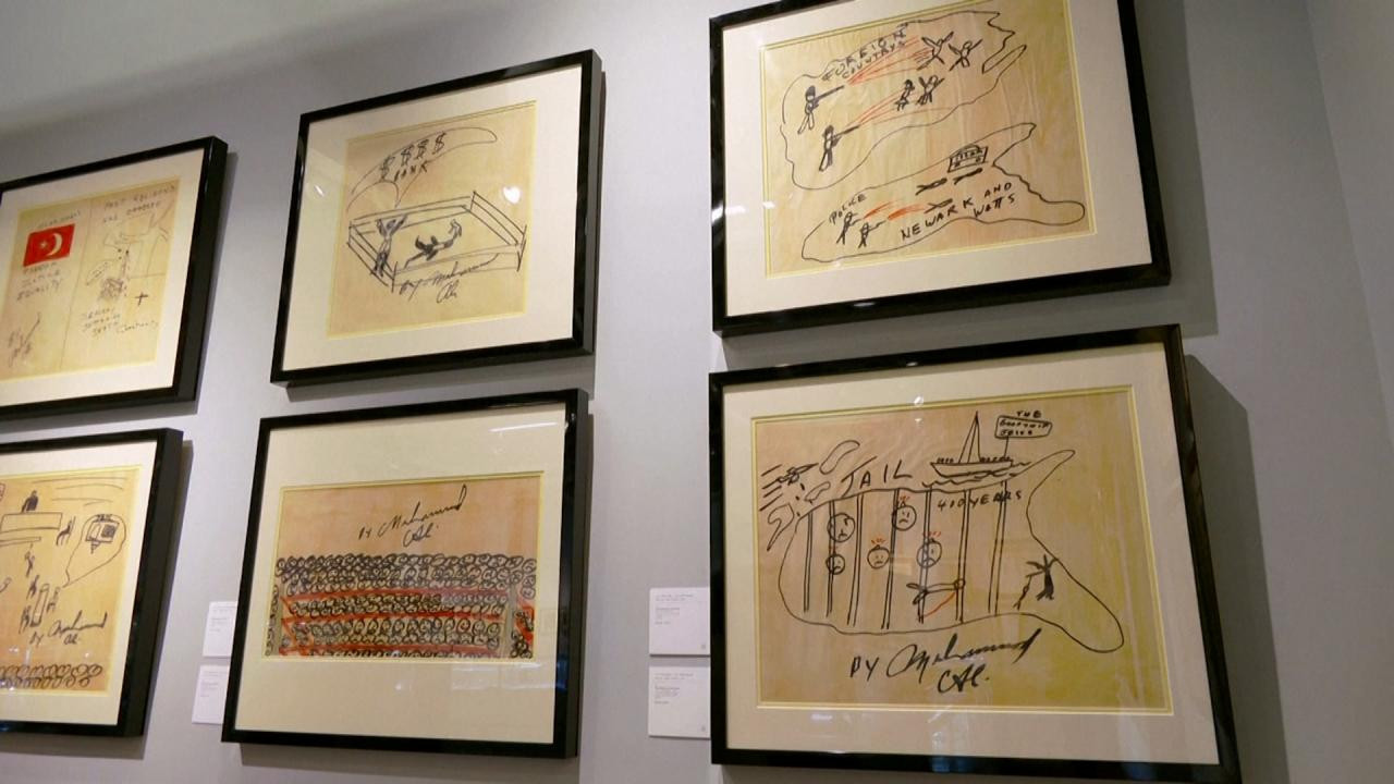 Muhammed Ali'nin çizimleri yaklaşık 1 milyon dolara satıldı - Resim : 2