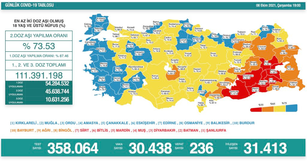 Türkiye'de koronavirüsten 236 kişi daha hayatını kaybetti! Vaka sayısı 30 bini geçti - Resim : 1