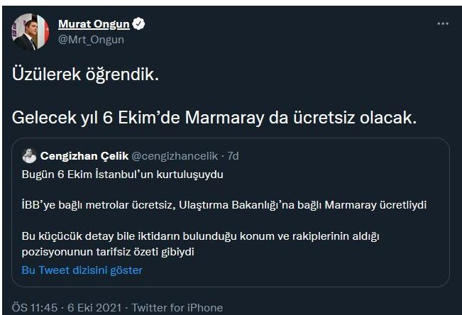 Öyle bir tweet attı ki... Murat Ongun'un mesajını herkes dakikalar sonra anladı - Resim : 1