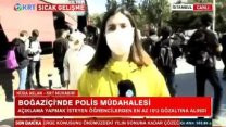 Boğaziçi eylemlerinde KRT ekibine polis müdahalesi!