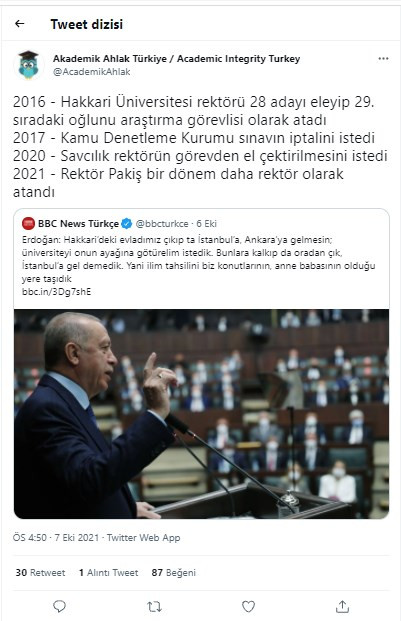 Erdoğan, Hakkari Üniversitesi'ni örnek göstermişti: İşte durumu gözler önüne seren rakamlar... - Resim : 1
