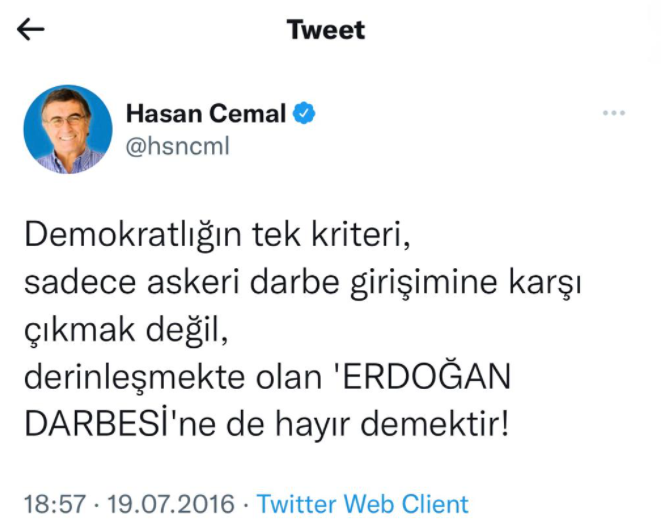 Hasan Cemal'e 'Cumhurbaşkanı'na hakaret' soruşturması - Resim : 1