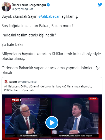 HDP'li Gergerlioğlu: O bakanların isimleri ifşa olmalı - Resim : 1