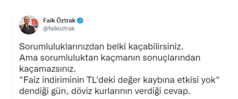 Doların zirvesi sonrası CHP'den Erdoğan'a gönderme! - Resim : 1