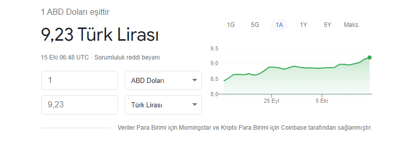 Dolarda yeni tarihi zirve! 9,23'e yükseldi - Resim : 1