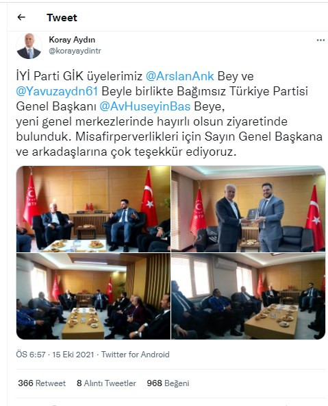 Ankara'da kritik ziyaret: Millet İttifakı'na bir parti daha mı katılıyor? - Resim : 1