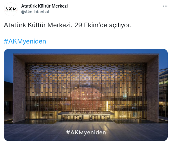 Atatürk Kültür Merkezi 29 Ekim'de açılıyor - Resim : 1