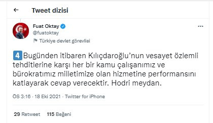 Fuat Oktay'dan Kemal Kılıçdaroğlu hakkında suç duyurusu - Resim : 2