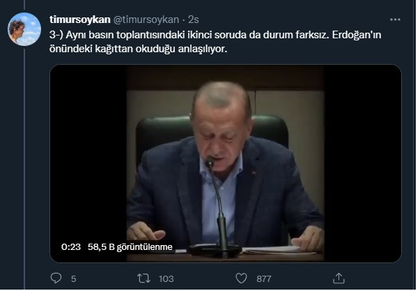 Erdoğan'ın sağlık durumunu anlatan 11 kısa video: 'Soylu'yu yanında görünce irkildi...' - Resim : 2