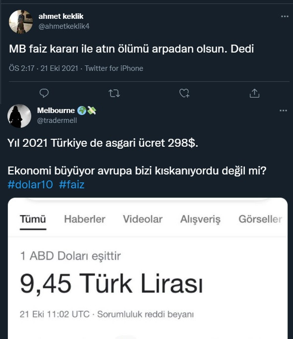 Merkez Bankası'nın kararı doları uçurdu, Twitter'da tepki yağdı - Resim : 7