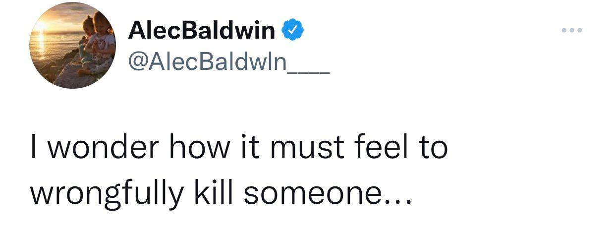 Yönetmenin ölümüne neden olan Alec Baldwin'in 2018'de attığı tweet şoke etti! - Resim : 1