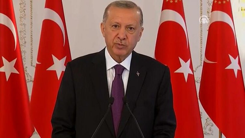 Erdoğan'dan Necmettin Erbakan mesajı: Hak olan davada zerre olmayı tercih etti