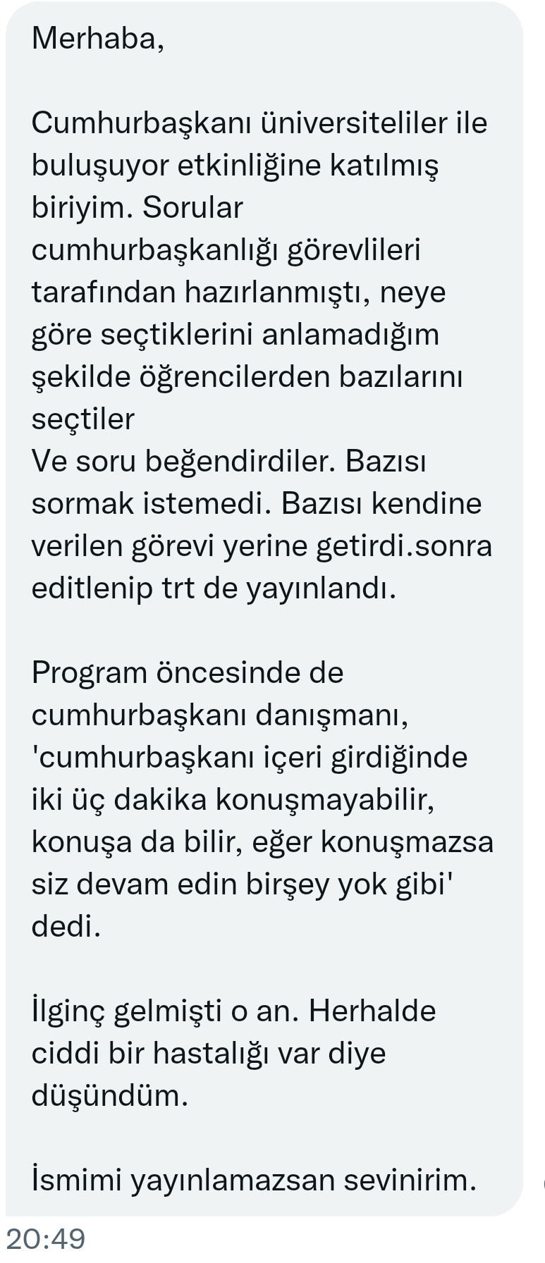 Canlı yayın skandalları sonrası Erdoğan'a ilişkin yeni iddia: 'Editleyip yayınladılar, ciddi bir hastalığı var diye düşündüm' - Resim : 1