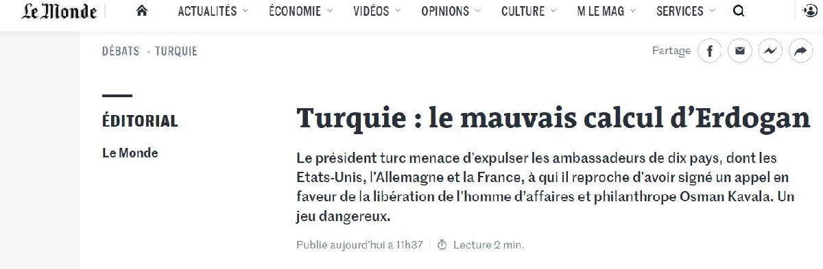 Le Monde: Erdoğan hiç olmadığı kadar yalnız - Resim : 1