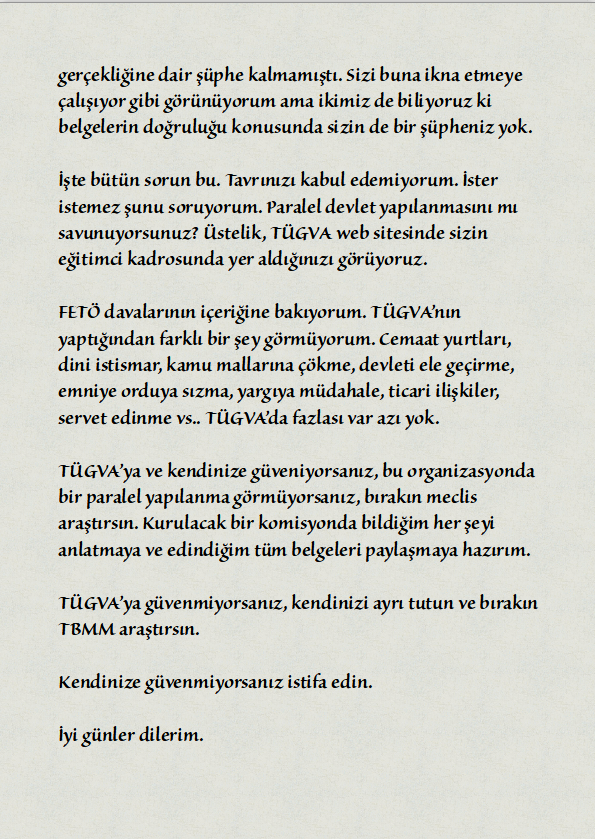 TBMM Başkanı Mustafa Şentop'a mektup yazdı, istifaya davet etti - Resim : 5