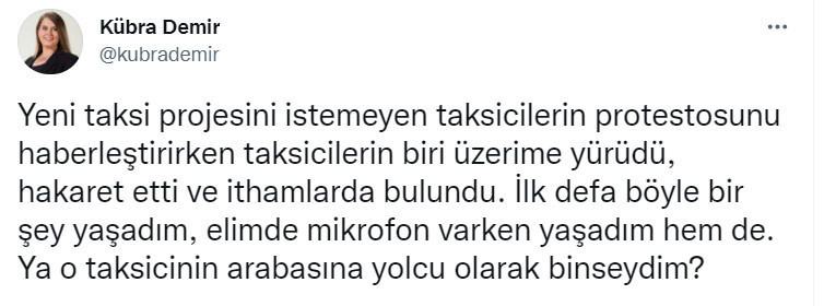 İstanbul'da eylem yapan taksiciler Habertürk muhabirine saldırdı! - Resim : 1