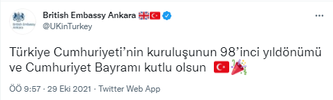 Büyükelçi krizinde öne çıkan ülkeler Amerika, Almanya, Hollanda da Cumhuriyet Bayramı'nı kutladı - Resim : 4