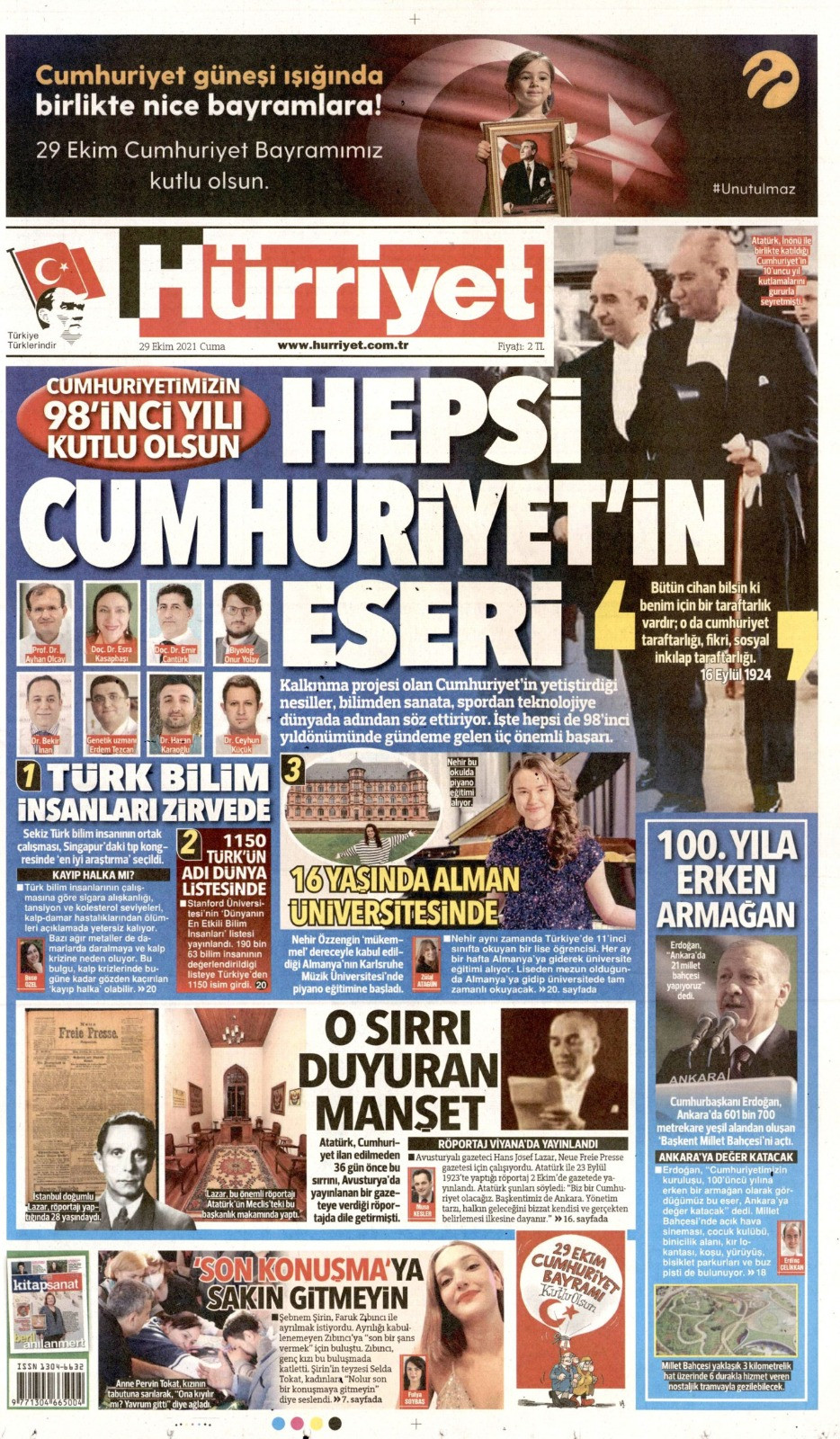 Türk basınının amiral gemisiydi: Hürriyet, Goebbels'i Avusturyalı gazeteci sandı - Resim : 1