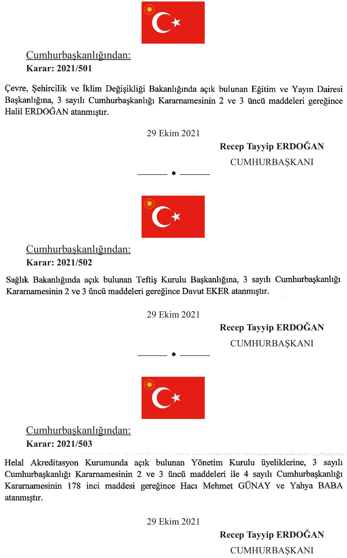 Erdoğan'dan iki bakanlığa kritik atamalar! - Resim : 2