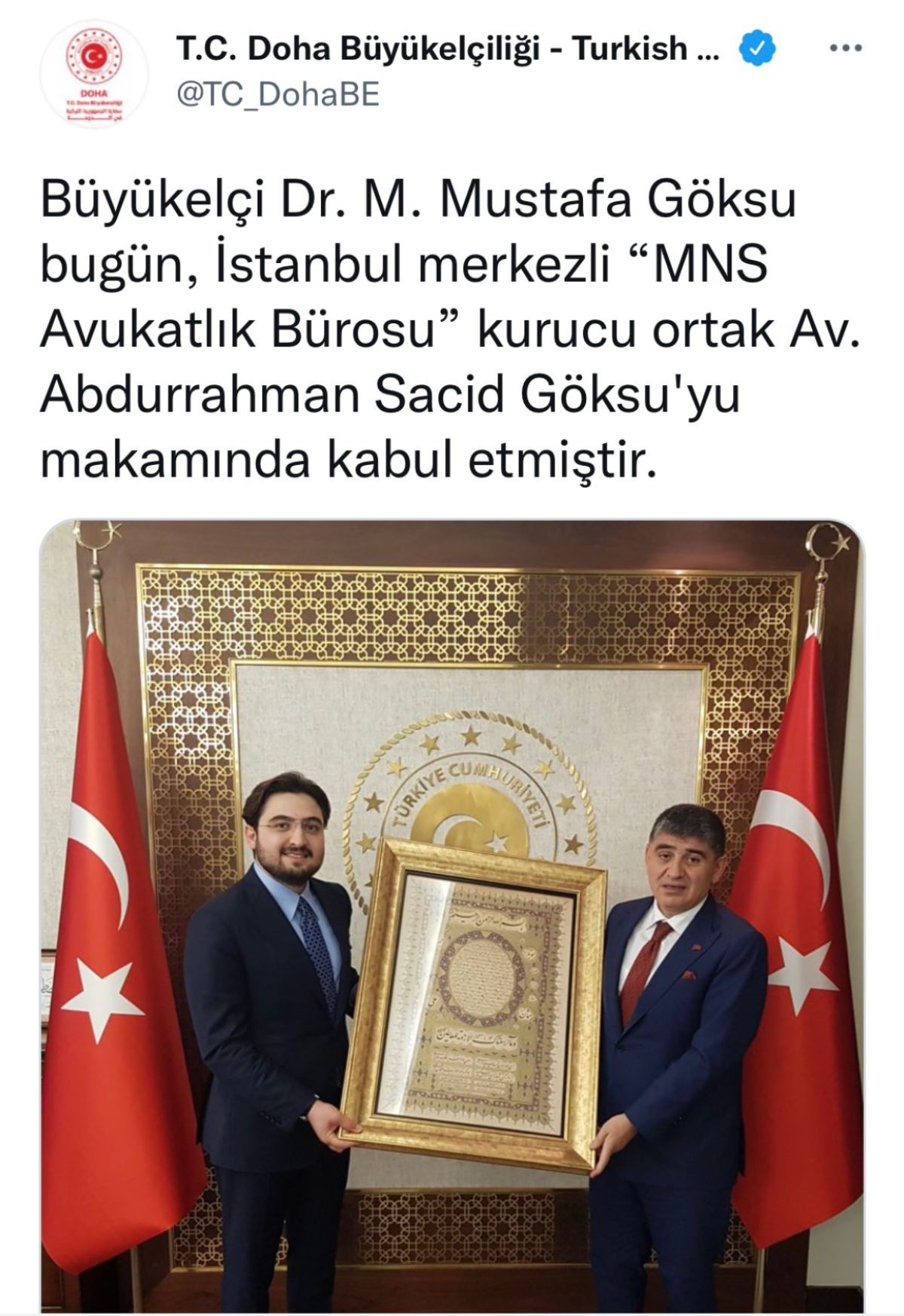 Sosyal medyanın konuştuğu 'şanslı': Büyükelçilikte yeğen reklamı - Resim : 2