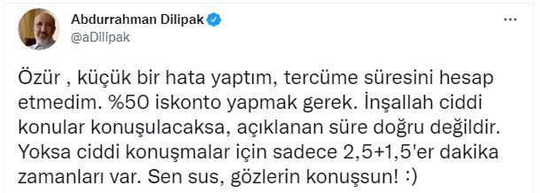 Dilipak, dakika hesabı yaptı: Sen sus gözlerin konuşsun - Resim : 2