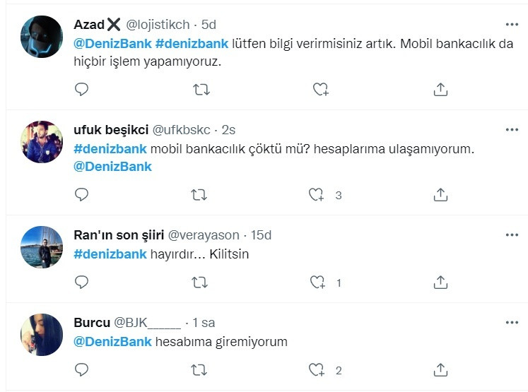 Denizbank’ta erişim sorunu! - Resim : 1