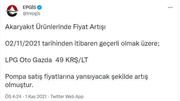 LPG'ye büyük zam! Pompa fiyatına yansıyacak - Resim : 1