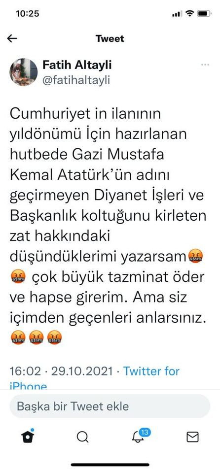 Fatih Altaylı'dan tweetini haberleştiren Cumhuriyet'e sert sözler - Resim : 1