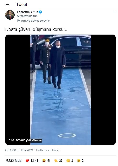 İddiaların ardından Fahrettin Altun'dan dikkat çeken Erdoğan paylaşımı - Resim : 1