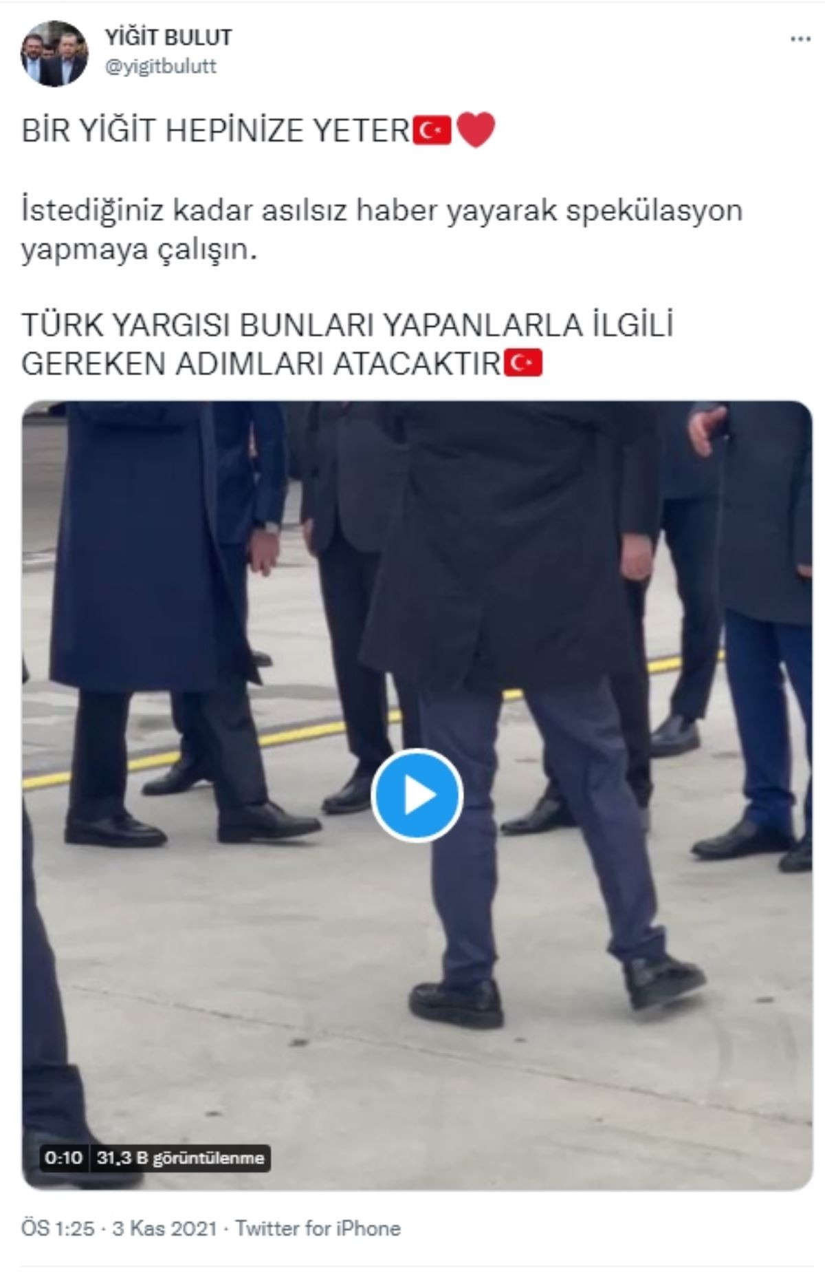 Yiğit Bulut, 'spekülasyon' diyerek Erdoğan'ı paylaştı - Resim : 1