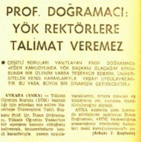 Üniversitelerin üzerinde sallanmaya devam eden Demokles’in kılıcı YÖK’ün 40 Yılı - Resim : 2