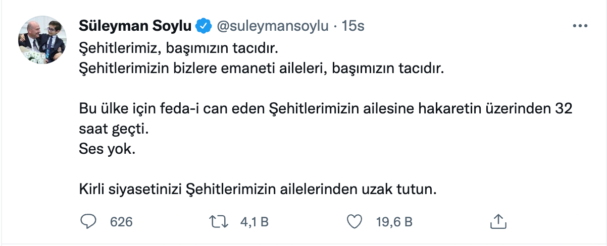 Erdoğan’ın sağlığı konuşuluyor, Soylu yeniden mindere çıkıyor - Resim : 1