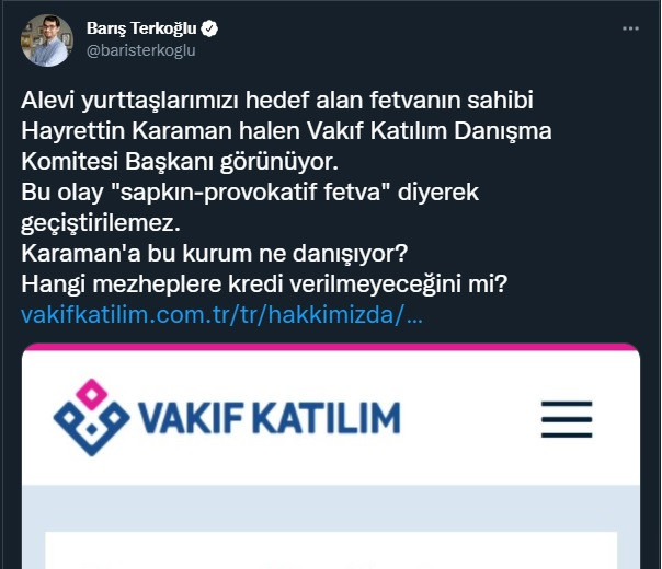 Alevilerle ilgili sözleri tepki çeken Hayrettin Karaman'ın kamuda görevli olduğu ortaya çıktı - Resim : 1