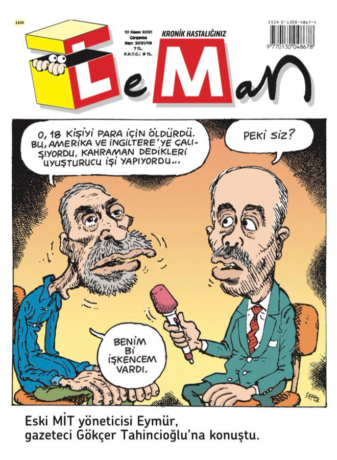 LeMan'dan dikkat çeken Mehmet Eymür kapağı - Resim : 1