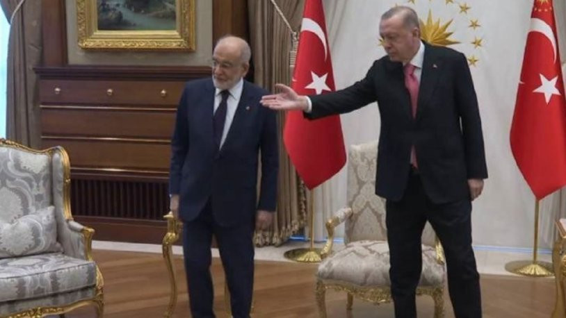 Erdoğan - Karamollaoğlu görüşmesine 'koltuk' damga vurdu: Oturma düzeni nasıl yorumlandı?