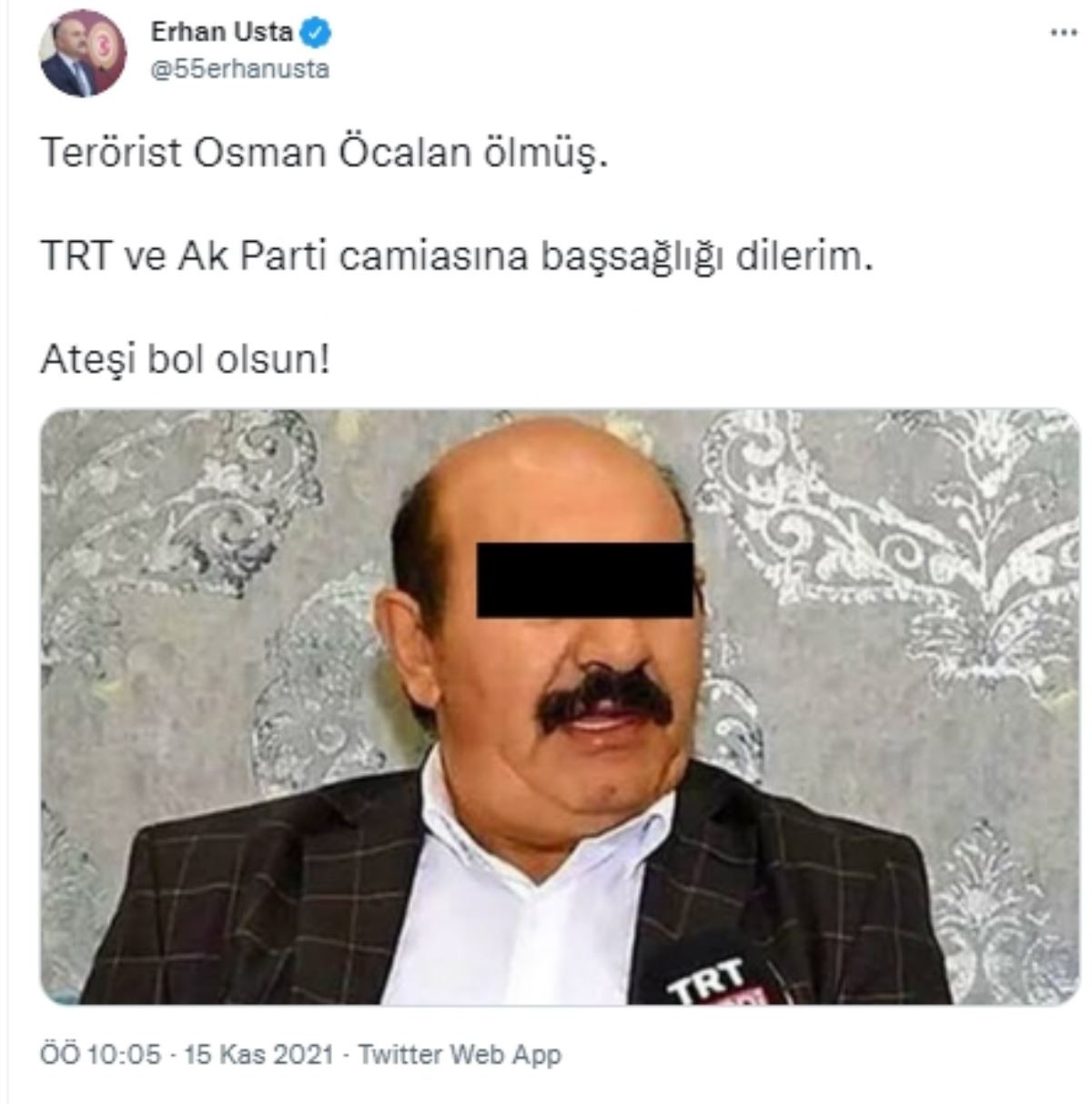 İYİ Parti'den AKP ve TRT'ye 'Osman Öcalan' için başsağlığı mesajı! - Resim : 2