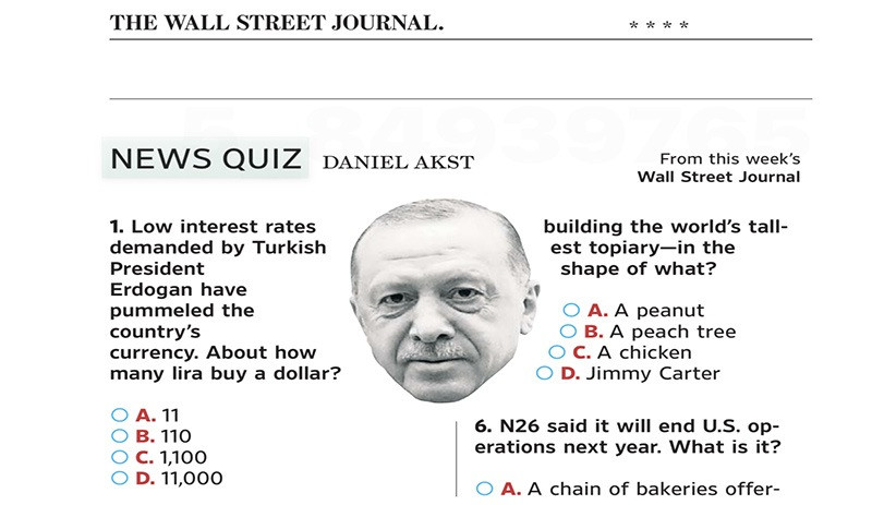 Türk Lirası'nın değer kaybı WSJ'nin bulmaca ekine konu oldu! - Resim : 1