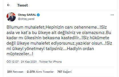 Karamollaoğlu'ndan Erdoğan'a başdanışman çağrısı: 'Hepinizin canı cehenneme..!' demişti! - Resim : 1