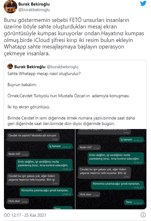 AKP MKYK üyesi Mücahit Birinci'den kendisine ait olduğu iddia edilen mesajlar hakkında açıklama - Resim : 2
