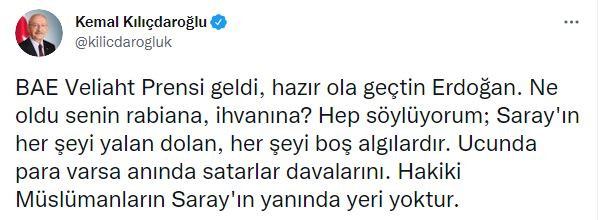 Kılıçdaroğlu'ndan Erdoğan'a: Ucunda para varsa anında satarlar davalarını - Resim : 1