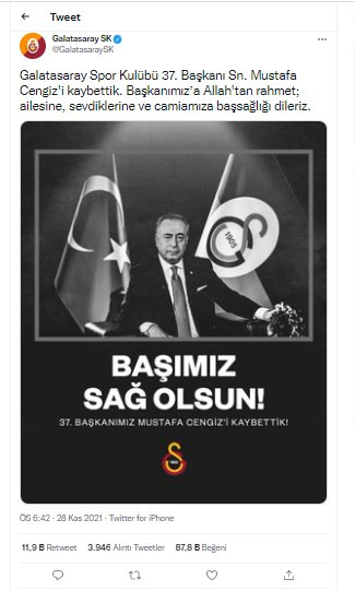 Galatasaray eski başkanı Mustafa Cengiz hayatını kaybetti - Resim : 2